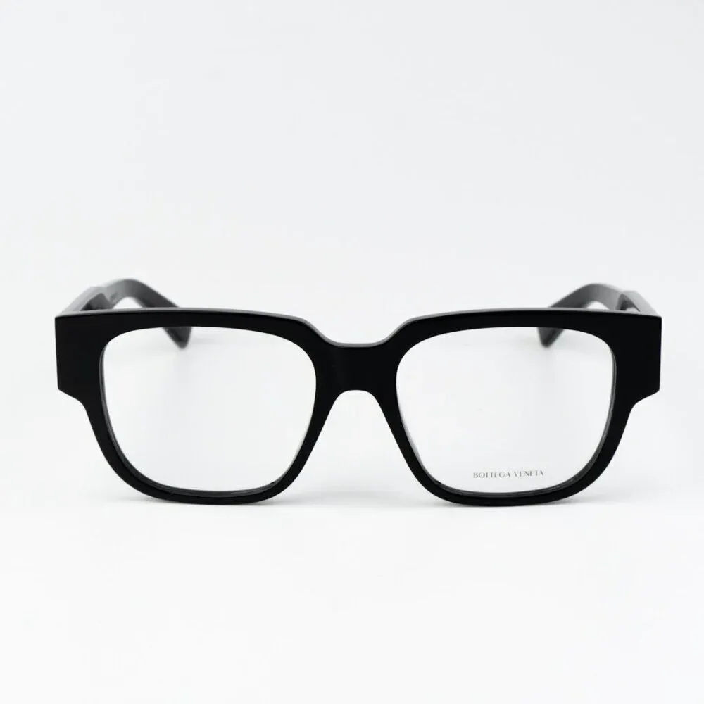 NEW Bottega Veneta BV1289O 001 Black Square Women Eyeglasses